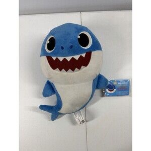 Pinkfong Baby Shark Singing Blue Plush Interactive 2018 Untested